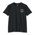Black Helmet Mental Health Awareness T-Shirt — Green Ribbon Support Tee