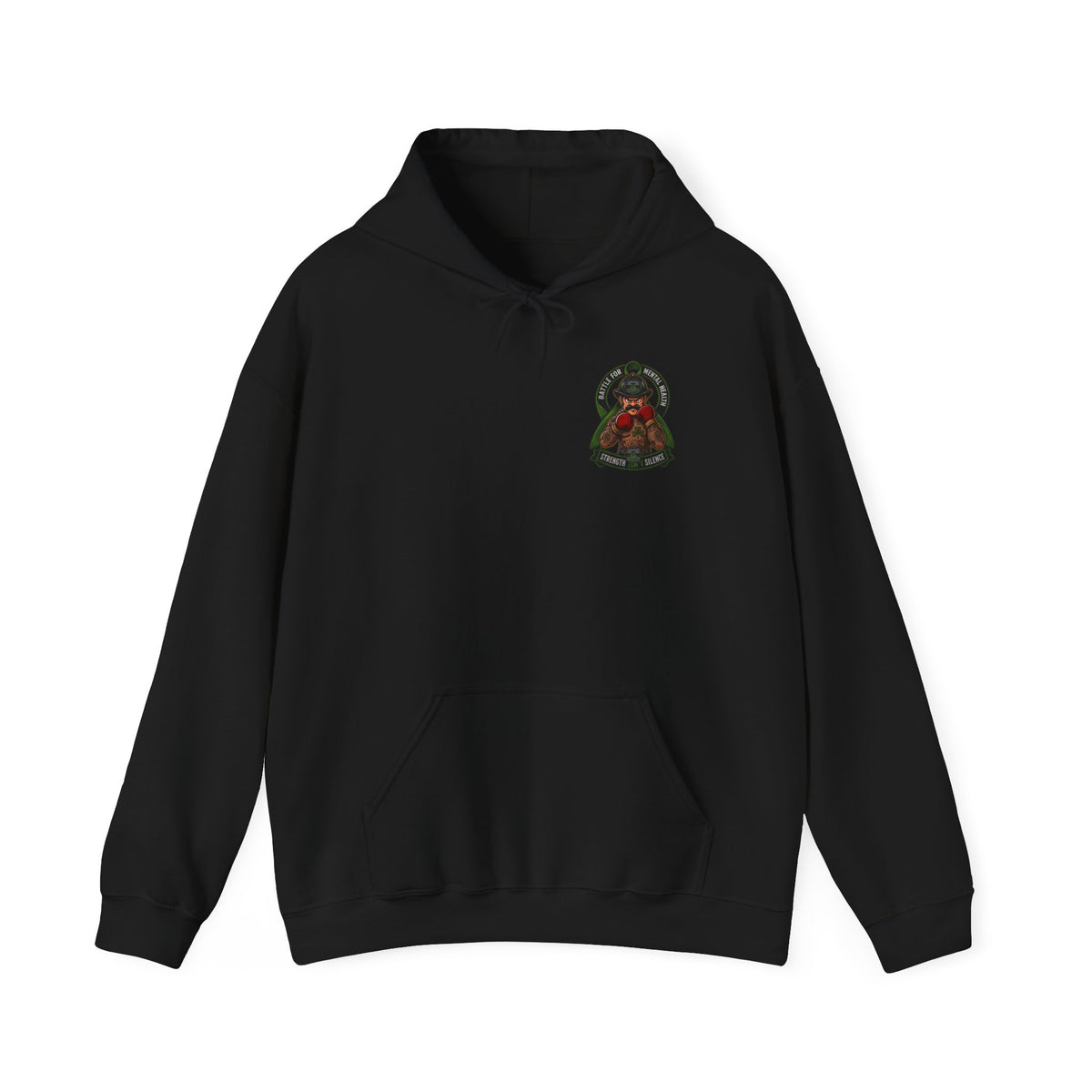 Boxing Bear Hoodie — “Battle for the Ring” Vintage Boxing Bear Graphic Hooded Sweatshirt