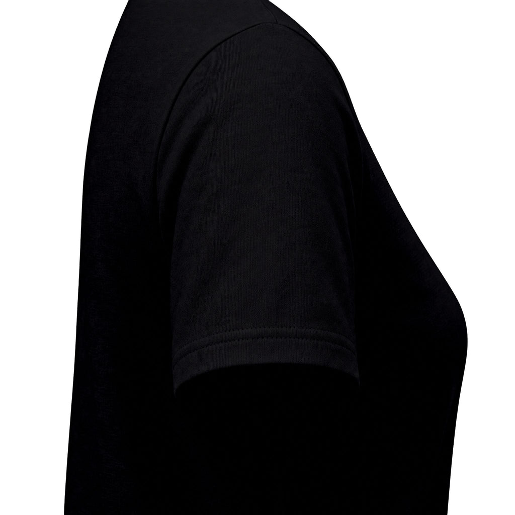 Women's Black Softstyle Tee — Classic Crewneck Comfort