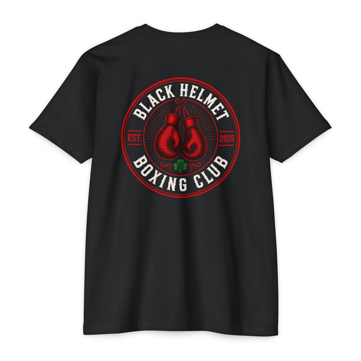 Boxing Club T-Shirt — "Black Helmet Boxing Club" Logo Tee