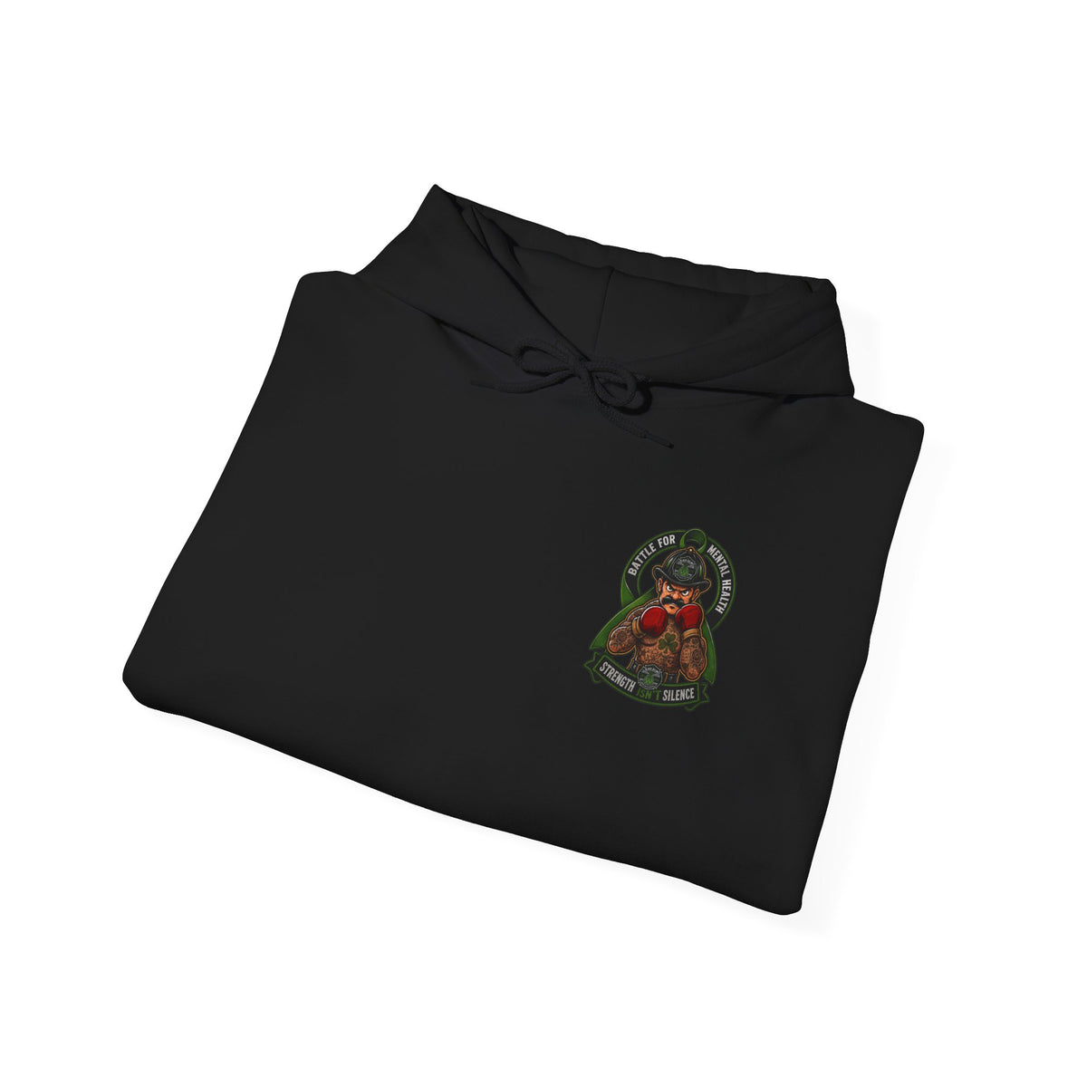 Boxing Bear Hoodie — “Battle for the Ring” Vintage Boxing Bear Graphic Hooded Sweatshirt