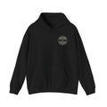 Black Helmet Support Hoodie -  Green Ribbon Firefighter Badge Pullover