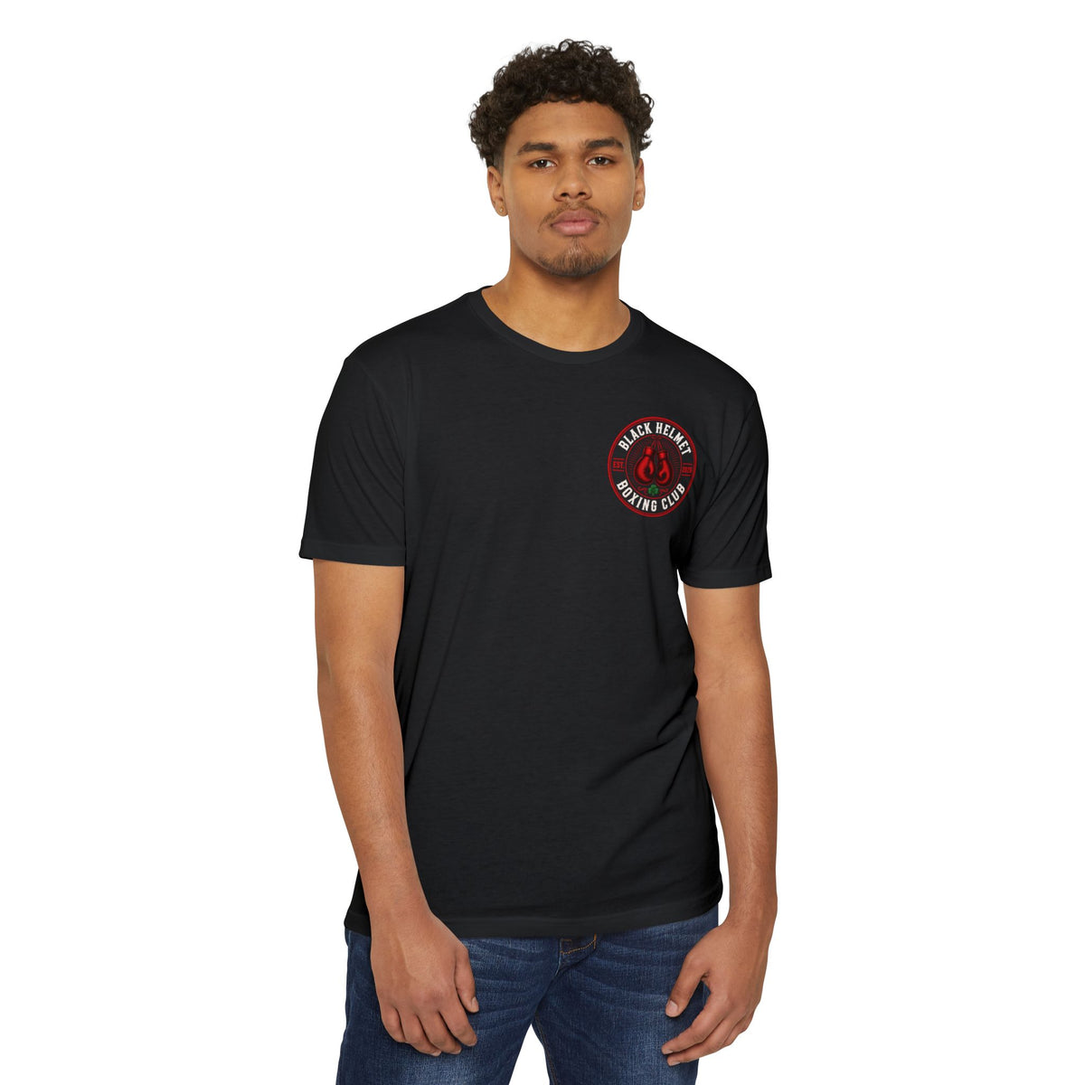 Boxing Club T-Shirt — "Black Helmet Boxing Club" Logo Tee