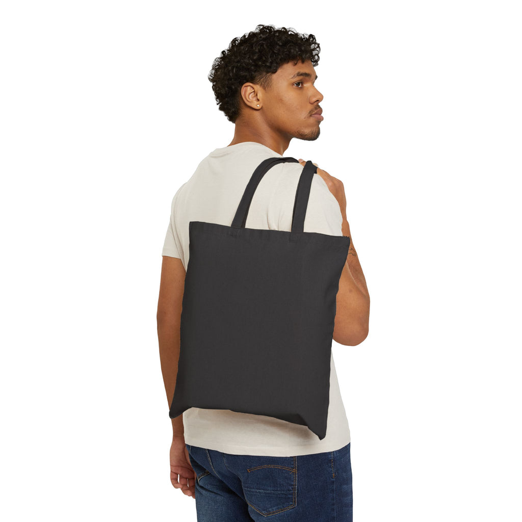 Tote Bag — "Black Helmets" Mental Health Awareness Ribbon Canvas Tote