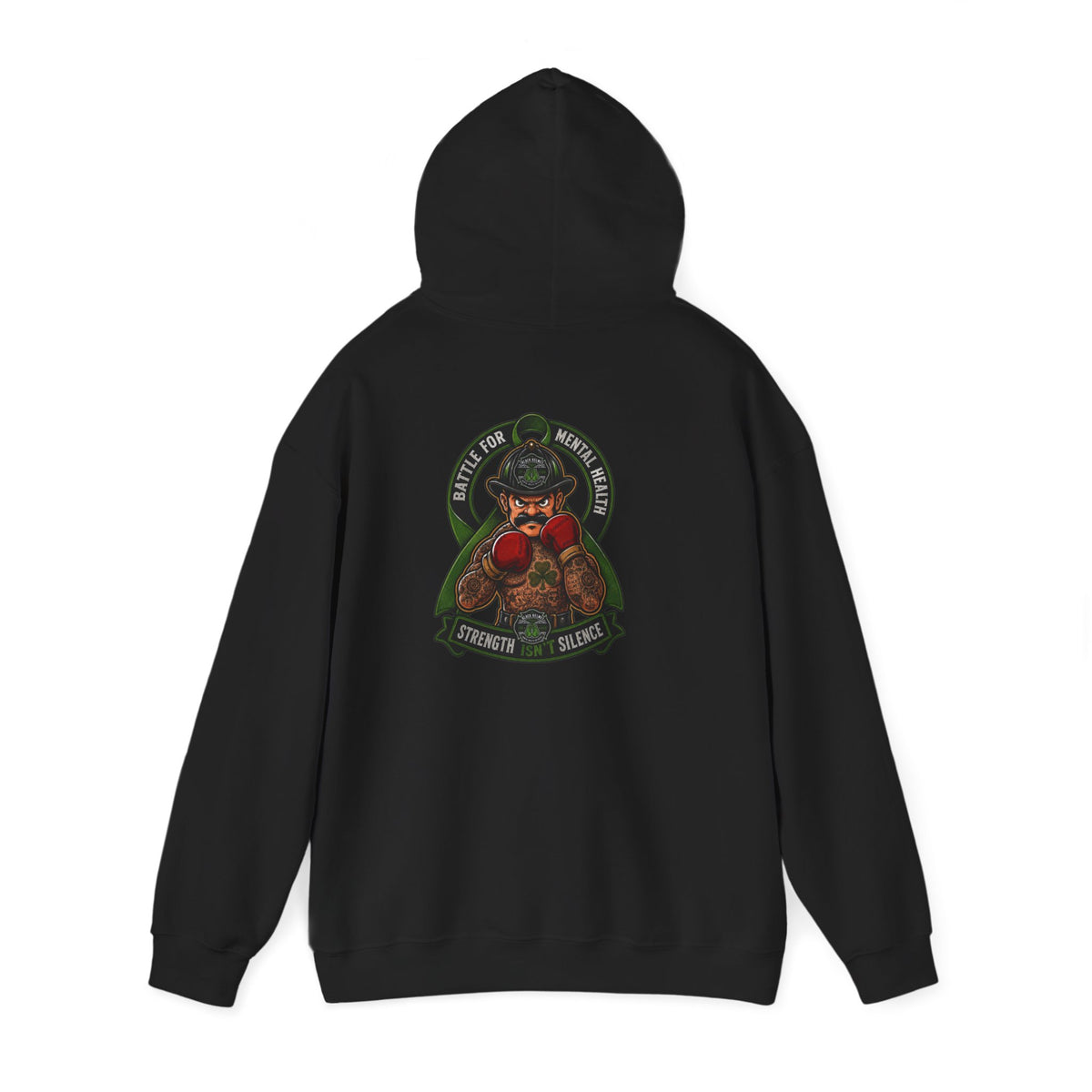 Boxing Bear Hoodie — “Battle for the Ring” Vintage Boxing Bear Graphic Hooded Sweatshirt