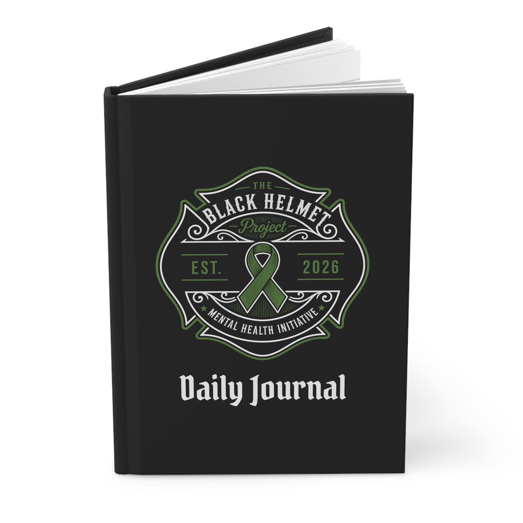 Mental Health Awareness Daily Journal — "No One Fights Alone" Hardcover